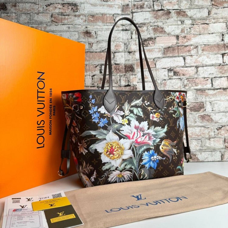 LOUİS VUİTTON YK NEVERFULL MM FLOWER